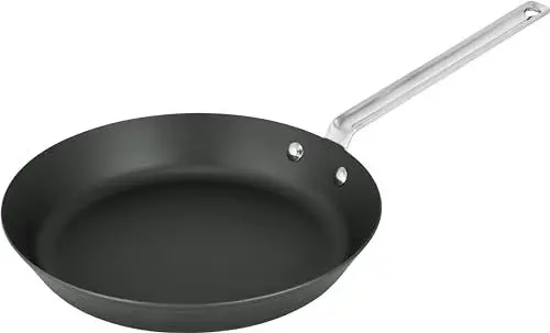 Produktbild: SCANPAN Black Iron Bratpfanne 26 cm | Premium Kohlenstoffstahl | Hohe Temperaturbeständigkeit | Multifunktionale Pfanne mit Ergonomischem Griff | Ofenfest | PFAS frei