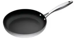 Produktbild: Scanpan CTX Bratpfanne 26 cm | Multifunktionale Pfanne Induction mit Edelstahlgriff | Für alle Herdarten geeignet | Stratanium Antihaftbeschichtung | Ofenfest