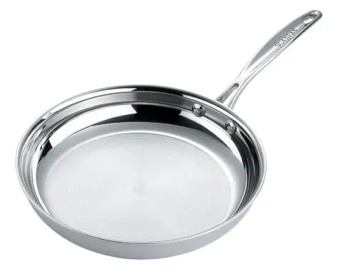 Produktbild: SCANPAN Fusion 5 Edelstahl-Bratpfanne Induction 20 cm | Mehrschichtaufbau | Pfanne für alle Herdarten | Bartpfanne mit bequemem Griff | Ofenfest