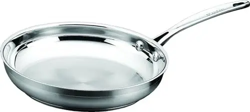 Produktbild: SCANPAN Impact Edelstahl-Bratpfanne Induction 28 cm | Tropffreier Rand | Bratpfanne mit bequemem Griff | Universal-Pfanne für alle Herdarten | Ofenfest