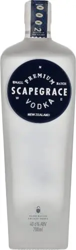 Produktbild: SCAPEGRACE Vodka 40.6% - Premium Wodka- Small Batch - Mit Gletscherwasser destilliert - 70cL