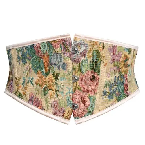 Produktbild: Gothic Damen Corset Belt für Kleid Cosplay Gebunden mit Träger Wikinger Bund Aprikose 40