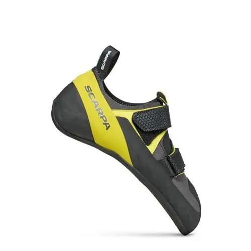 Produktbild: Scarpa Arpia V Gelb-Grau - Vielseitiger komfortabler Kletterschuh, Größe EU 42.5 - Farbe Shark - Yellow