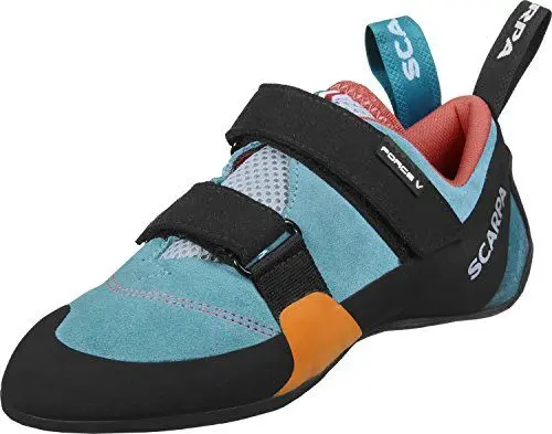 Produktbild: Scarpa Damen Force V WMN Kletterschuhe, Icefall-Mandarin RED ED, 41 EU