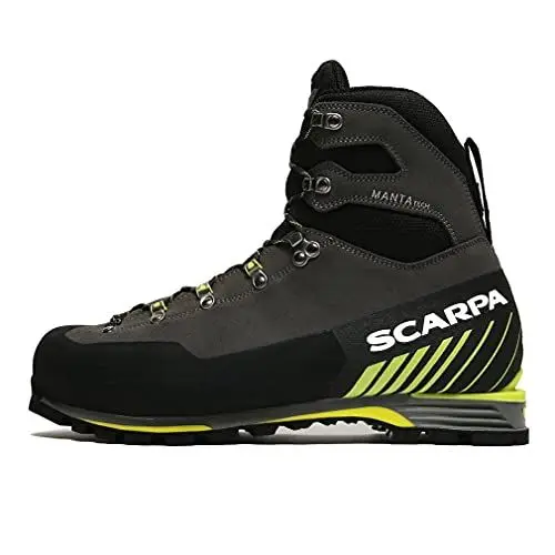 Produktbild: Scarpa Herren Manta TECH GTX Bergschuhe, Shark-Lime Gore-tex FT PENTAX Precision XT, 42 EU