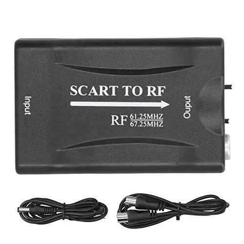 Produktbild: SCART auf für RF-Videoadapter, 67,25 MHz/61,25 MHz TV-Box-Ausgangskonverter SCART auf für RF-Adapter