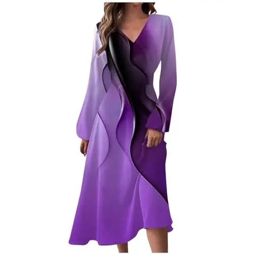 Produktbild: SCBFDI Abendkleider Lang Elegante Kleider Damen Lange Elegante Abendkleider für Hochzeiten Indisches Kleid Rockabilly Brautkleid Damen Abendkleider Paillettenkleid Damen Patchwork