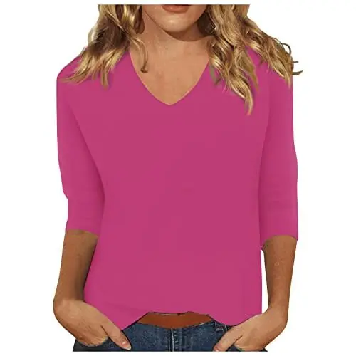 Produktbild: SCBFDI Italienische Blusen Shirtblusen 3/4 Arm Top Damen Elegant Festliche Tunika für Mollige Festliche Schwarze Bluse Glitzerbluse Longshirt+mit+Leggings Dirndlbluse 3 4 Arm Longshirt Beige M