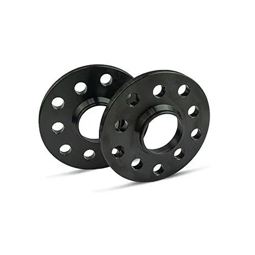 Produktbild: SCC Spurverbreiterung 12118W - schwarz eloxiert - LK: 112/5+100/5 NLB: 57,1 - 10mm - 2 Stück