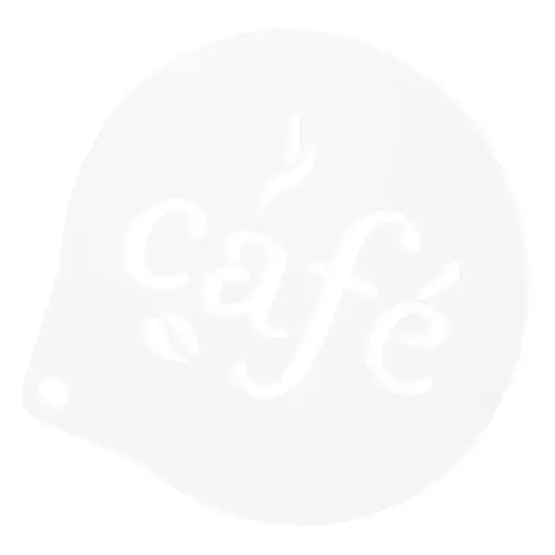 Produktbild: -Schablone Latte-Schablonen Acryl-Café-Buchstaben-Schablonen -Dekorationen Schaumstoff -Vorlagen Zum Dekorieren Von Cappuccino-Pulver Staubwedel Streuer
