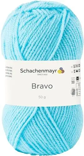 Produktbild: Schachenmayr Bravo 9801211-08324 türkis Handstrickgarn, Häkelgarn