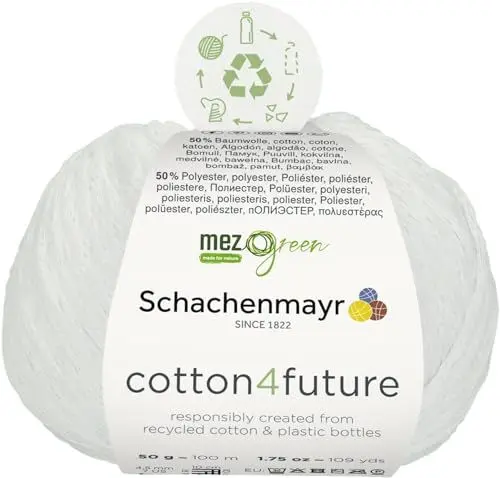 Produktbild: Schachenmayr 9807377-00001 Handstrickgarne, Baumwolle / 50% Polyester, White, onesize, 100 Meter