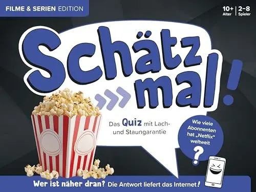 Produktbild: Schätz mal! Filme und Serien Edition: Das Quiz mit Lach- und Staungarantie I Ab 10 Jahre I 2-8 Spieler I Spiele-Block