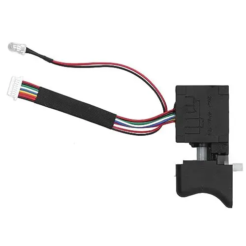 Produktbild: Schalter für Elektrische Bohrmaschine, DC36V, Bürstenloser Schraubenschlüsselschalter mit Auslöseschalter für Leichte Geschwindigkeitsregelung, Zubehör für Elektrisches