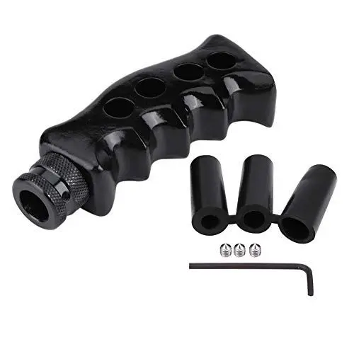Produktbild: Schaltknauf, Universal-Schaltgetriebe, Auto, Pistolengriff, Messergriff, Schalthebel, Schaltknauf, Schwarz (Schwarz)