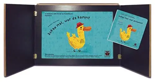 Produktbild: Schau mal, wer da kommt: Mehrsprachige Kamishibai-Bildtafeln mit Pappbilderbuch