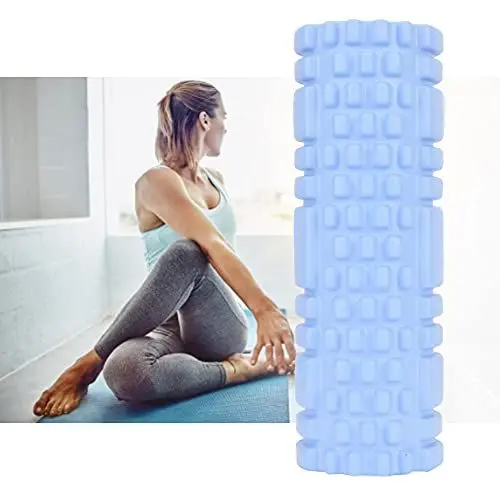 Produktbild: Schaummassagerolle, Yoga-Säule Schaumstoffrolle EVA Muskelentlastungspunkt-Massagerolle für Fitnessgeräte für schmerzhaft straffe Muskeln, tiefe Entspannung