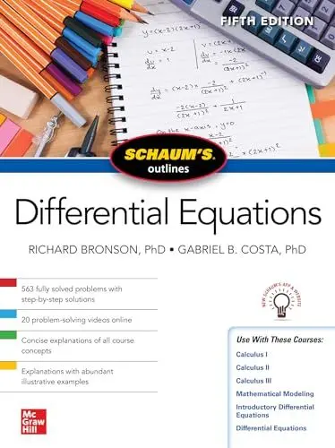 Produktbild: Schaum's Outline of Differential Equations, Fifth Edition (Schaum's Outlines, Band 6)