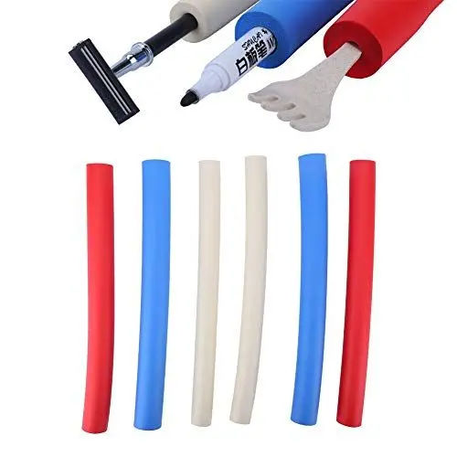Produktbild: Schaumstoffschlauch 6 Stk. Schaumstoffgriffschlauch Rutschfester Schaumstoffgriff Hüllenpolsterung Griffe für Utensilien, Stifte, Bleistifte, Rasierer, Geeignet für Menschen mit Greif-, Kontroll- oder