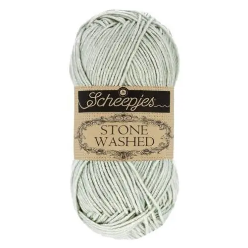 Produktbild: Scheepjes 1664-814 Stone Washed Baumwolle Garn, 814 Crystal Quartz, 1x50g