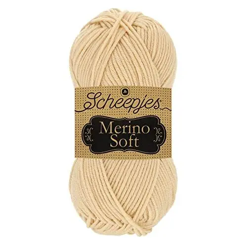 Produktbild: Scheepjes Merino Soft 1x50g - 606 Da Vinci, Beige Strick- und Häkelgarn