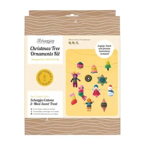 Produktbild: Scheepjes – Scheepjes Weihnachtsbaumschmuck Häkelset – 1 Set