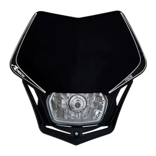 Produktbild: Scheinwerferplatte Enduro Racetech V-Face schwarz