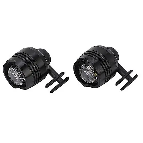 Produktbild: Scheinwerfer für Croc 2 STÜCKE Kleine Lichter Croc Schuhe Lustige Schuhzubehör Aluminiumlegierung Schuhe Lichter (Schwarz)