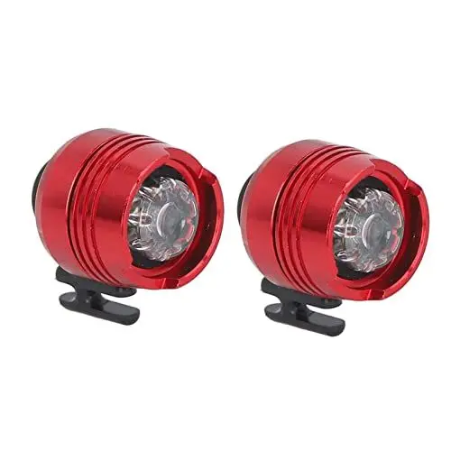 Produktbild: Scheinwerfer für Croc 2 STÜCKE Kleine Lichter Croc Schuhe Lustige Schuhzubehör Aluminiumlegierung Schuhe Lichter (Rot)