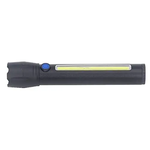 Produktbild: Scheinwerfer mit Großer Reichweite, LED-Taschenlampe für den Außenbereich, USB Wiederaufladbar, Superhelle COB-Taschenlampe mit Großer Reichweite, Teleskop-Zoom, Handtaschenlampen