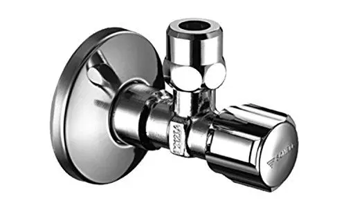 Produktbild: SCHELL 049070699 Eckregulierventil / Eckventil COMFORT ½“ verchromt , DIN-Eckregulierventil mit Griff, langem Schubschaft, Schubrosette , 54 mm, Messing-Konus-Quetschverschraubung mit Längenausgleich