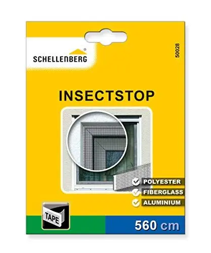 Produktbild: Schellenberg 50028 Befestigungsband weiß für Fliegengitter aus Polyester, Fiberglas und Aluminium, 5,6 m