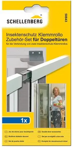 Produktbild: Schellenberg 50843 Beschlagset für Doppel-Tür-Rollo