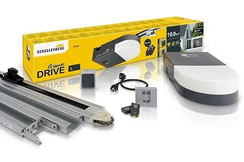 Produktbild: Schellenberg 60923 Garagentorantrieb Smart Drive L mit 2X 868 MHz Handsender, max. Torfläche 10 m², 600 N Zugkraft