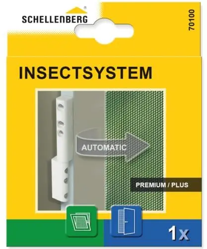 Produktbild: Schellenberg 70100 Scharniere mit Schließfeder für Insektenschutztüren & -fenster