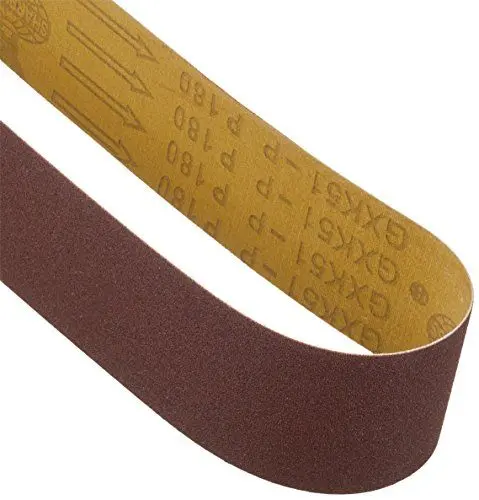 Produktbild: Scheppach 7903303701 Zubehör Schleifgerät/Schleifband Set 9 - teilig, passend für den Kombinationsschleifer BGS700, Körnung 60/120 / 180, 686 x 50 mm