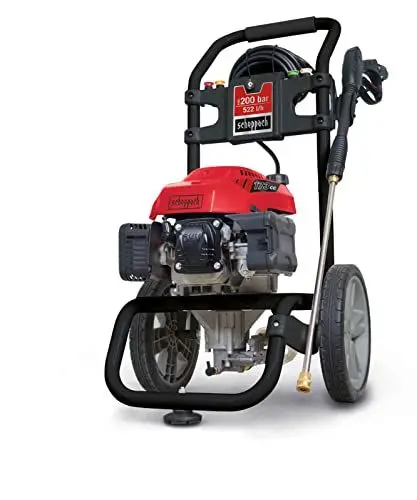 Produktbild: Scheppach Benzin Hochdruckreiniger HCP2600 Hochdruckpistole | 5 Düsenaufsätze, Reinigungslanze, 7,5m Schlauch und Zuführung für Reinigungsmittel | 200bar Druck | 522l/h - 4,35PS