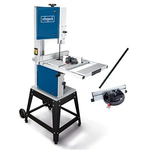 Produktbild: Scheppach HBS400 Bandsäge 315 mm mit Ersatzsägeband und Querschneidlehre, 230 Volt, Motorleistung 750 Watt, max. Durchlasshöhe 170 mm, max. Durchlassbreite 305 mm