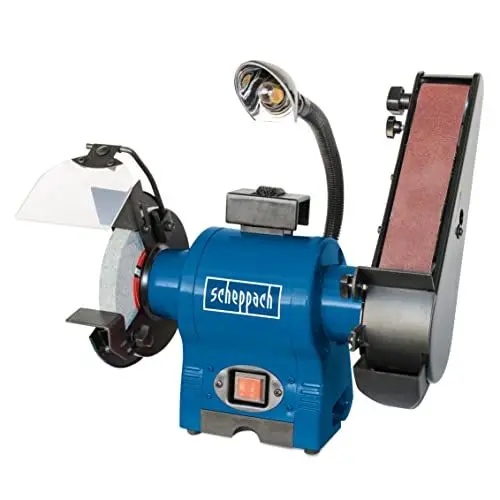 Produktbild: Scheppach Kombinationsschleifer BGS700 (250 W, Schleifscheibe- Ø 150mm, Schleifbandlänge 686mm -breite 50mm, Bandgeschwindigkeit 15m/s)