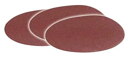 Produktbild: Scheppach Schleifpapier-Set 9 teilig Ø 125 mm K 80/120/180 (1 Satz = 3 Stück) | passend zu Band-und Tellerschleifer BTS700