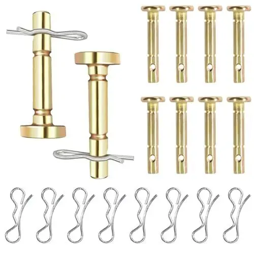 Produktbild: Scherstifte und Splinte für Schneefräse,10 Stück 1,3x0,6x4,1cm Scherstifte und 10 Stück Splinte Ersatzteile Scherbolzen für Cub Cadet