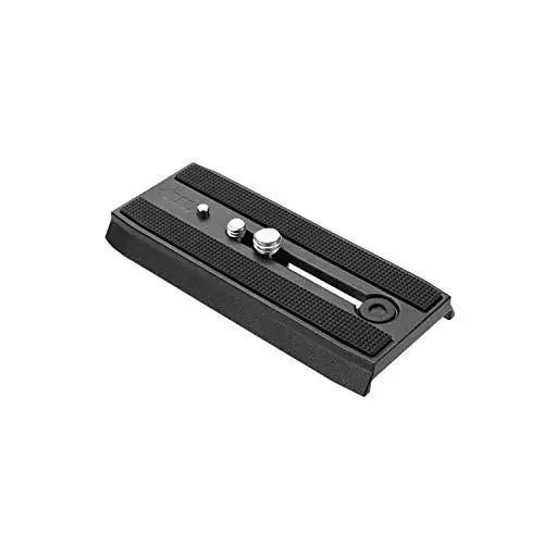 Produktbild: Cayer Schiebe Schnellwechselplatte, QR120 Universal QR Platte Ersatz mit 1/4 Zoll und 3/8 Zoll Befestigungsschrauben für Fluidkopf, Manfrotto 501 500AH 503HDV 504HD