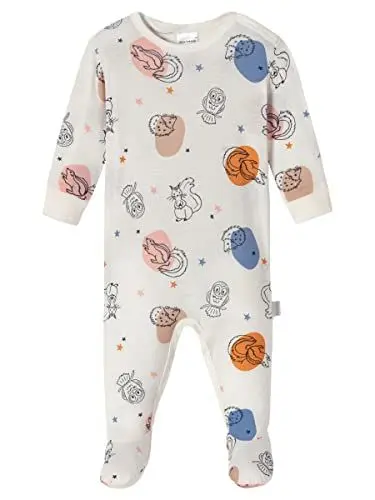 Produktbild: Schiesser Baby-Mädchen Kleinkind-Schlafanzüge, Off-White, 62