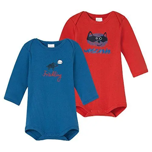 Produktbild: Schiesser Baby - Jungen Body, 2Er Pack, Gr. 56, Mehrfarbig (Sortiert 1 901)