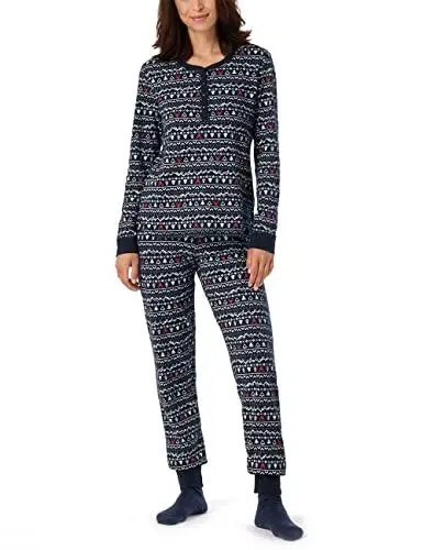 Produktbild: Schiesser Damen Geschenkset Schlafanzug Pyjamaset, Sortiert 1, L