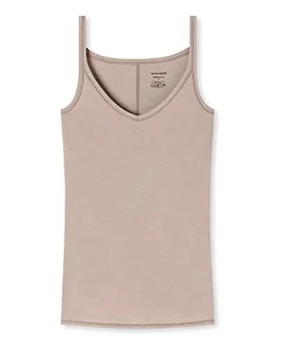 Produktbild: Schiesser Damen Spaghettitop Unterhemd - Personal Fit, Braun_172722, M, Braun_172722, M EU