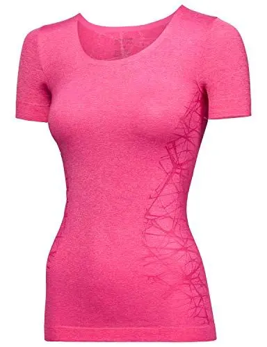 Produktbild: Schiesser Damen Sport Shirt 1/2 Thermounterwäsche-Oberteil, Rot (Pink-Mel. 520), 40