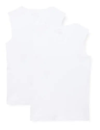 Produktbild: Schiesser Herren 2 Pack Unterhemd Rundhals Mit Breiter Schulter - 95/5 Organic Unterwäsche, Weiss_173980, XL EU