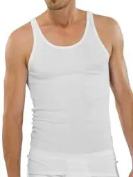 Produktbild: Schiesser Herren 2 Pack Ohne Arm - Original Doppelripp Unterhemd, Weiß_005051, 3XL EU