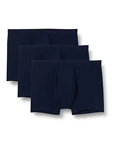 Produktbild: Schiesser Herren 3 PACK Unterwäsche Shorts mit weichem Bund Bio Baumwolle Multipack - 95/5 Organic, dunkelblau_173988, 7/ XL